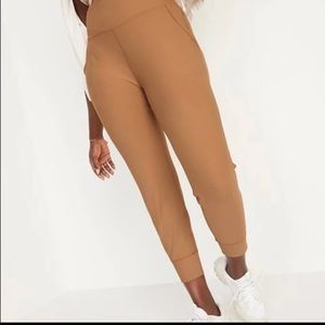Tan Old Navy Powersoft Joggers